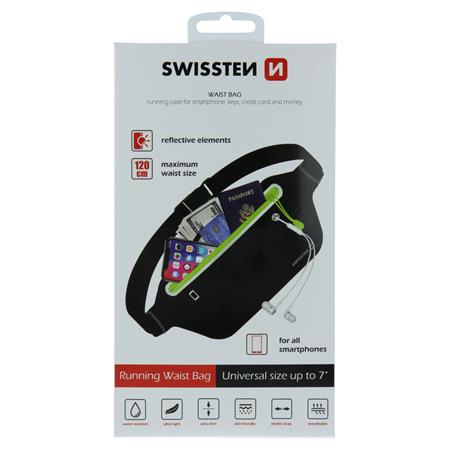 Swissten pouzdro Waist bag černé