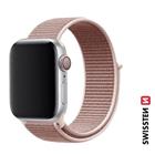 Swissten řemínek pro Apple Watch nylonový 38 40 41 mm růžovo zlatý