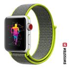 Swissten řemínek pro Apple Watch nylonový 38 40 41 mm zářivě zelený