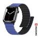 Swissten řemínek pro Apple Watch silikonový - magnetic 42 44 45 49 mm modro černý