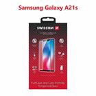 Swissten sklo full glue, color frame, case friendly Samsung Galaxy a21s černé