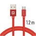 Swissten USB/microUSB 1.2m, červený