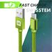 Swissten USB/microUSB 1.2m, zelený