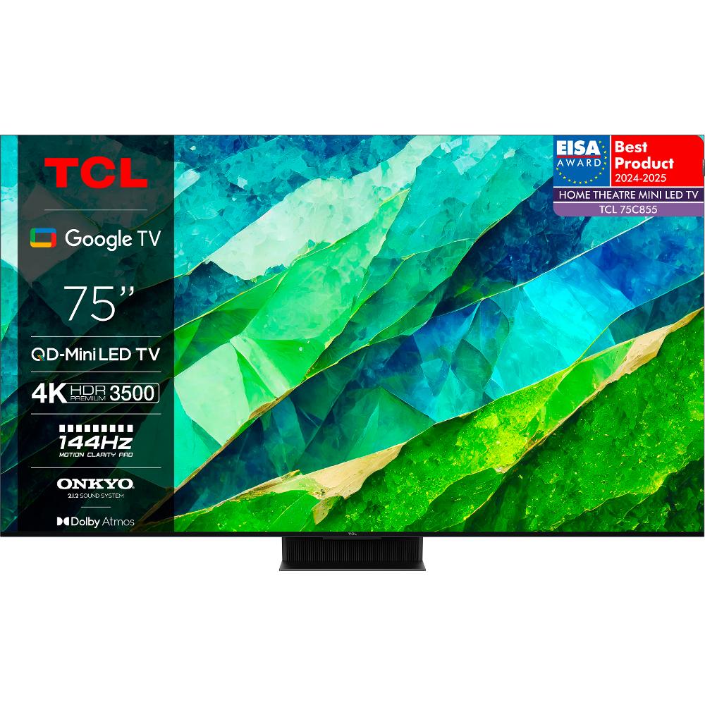 TCL 75C855 QLED TV Mini LED 144Hz