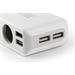 Technaxx nabíječka do auta, 4x USB port (2x 1A, 2x 2,4A), 3x zásuvka 12 V