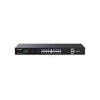 Tenda TEG1120P-16-150W PoE+ Gigabit switch 16x 1Gb s PoE+ 802.3af at + 2x SFP + 2x RJ45, 135W, Rack