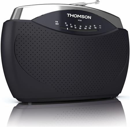 Thomson RT222 - přenosné rádio FM/AM - šedé