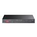 TP-Link CCTV switch TL-SG1210PP (9xGbE,1xGbE SFP combo uplink, 1xGbE uplink, 6xPoE+,2xPoE++,123W, fanless)