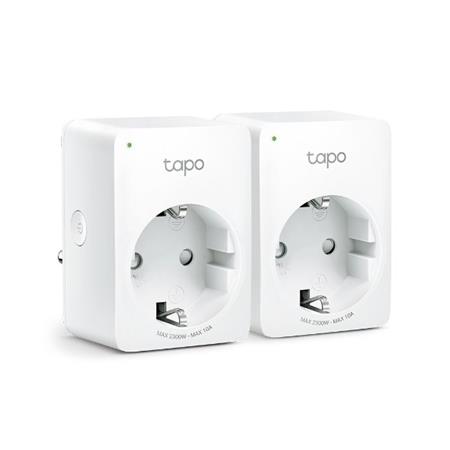 TP-Link Chytrá zásuvka Tapo P100(2-pack)(EU) regulace 230V přes IP, Cloud, WiFi