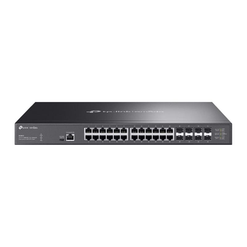 TP-Link Omada 24-Port 10GBASE-T L2+ Managed Switch with 8 10GE SFP+ Slots