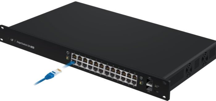 UBNT EdgeSwitch 24xGb 2xSFP PoE+ ES-24-250W | ExaSoft.cz