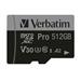 Verbatim microSDXC 512GB V30 U3 pro