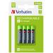 Verbatim Nabíjecí baterie AAA Premium 4-Pack 950mAh HR03