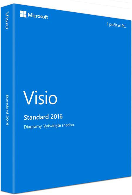 Visio Std 2016 Win All Lng - elektronická licence