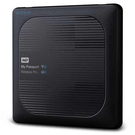 WD My Passport Wireless PRO 2TB, Black