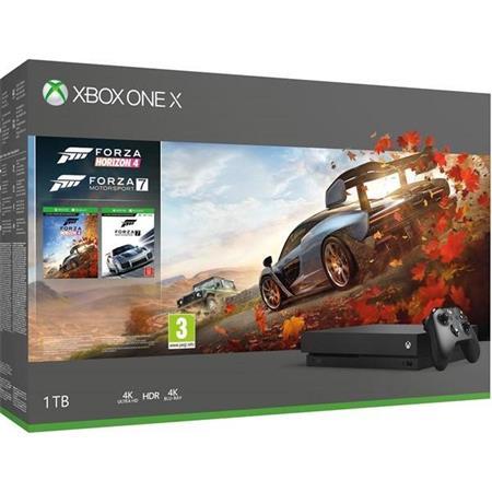 Xbox One X + Forza Horizon 4 + Forza Motorsport 7