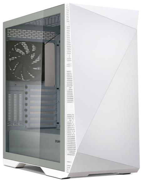 Zalman skříň Z9 Iceberg white / Middle tower / ATX / 2x140mm fan / temperované sklo / bílá