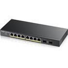 Zyxel 8xGb+2xSFP fanless POE switch GS1900-10HP v2