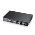 Zyxel GS1915-24E, 24-port GbE Smart hybrid mode Switch, standalone or Nebulaflex Cloud, rackmount, fanless