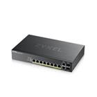 Zyxel GS2220-10HP 10-port L2 Managed Gigabit PoE Switch, 8x gigabit RJ45, 2x gigabit RJ45 SFP, PoE 180 W