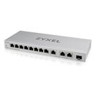 Zyxel XGS1250-12 v2, 12-Port Gigabit webmanaged Desktop Switch with 8 port 1G + 3-Port MultiGig 1 2.5 5 10G + 1-Port SFP